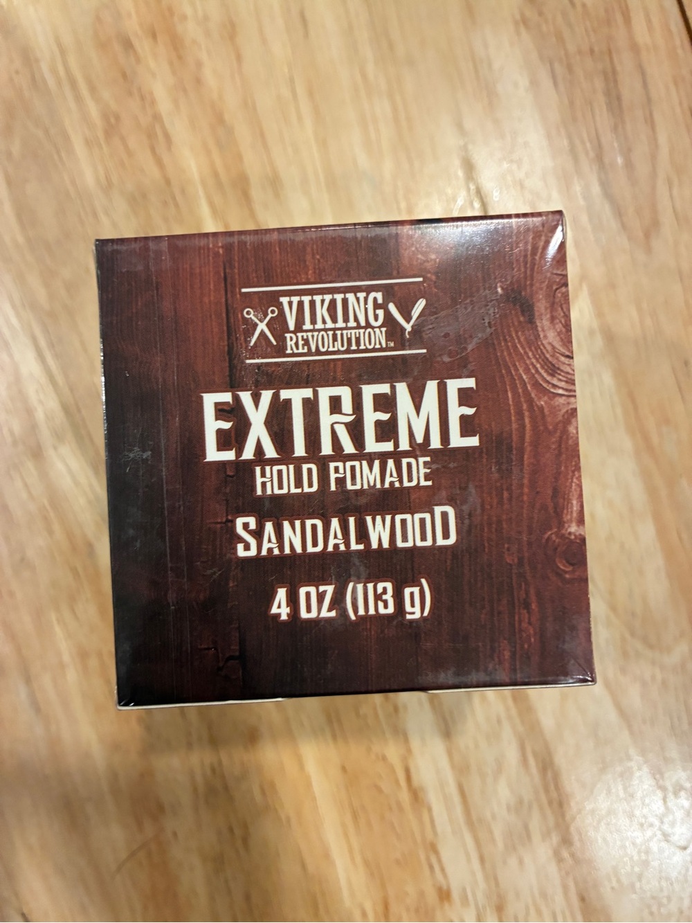 3/$10 Viking Revolution Extreme Hold Hair Pomade Sandalwood
